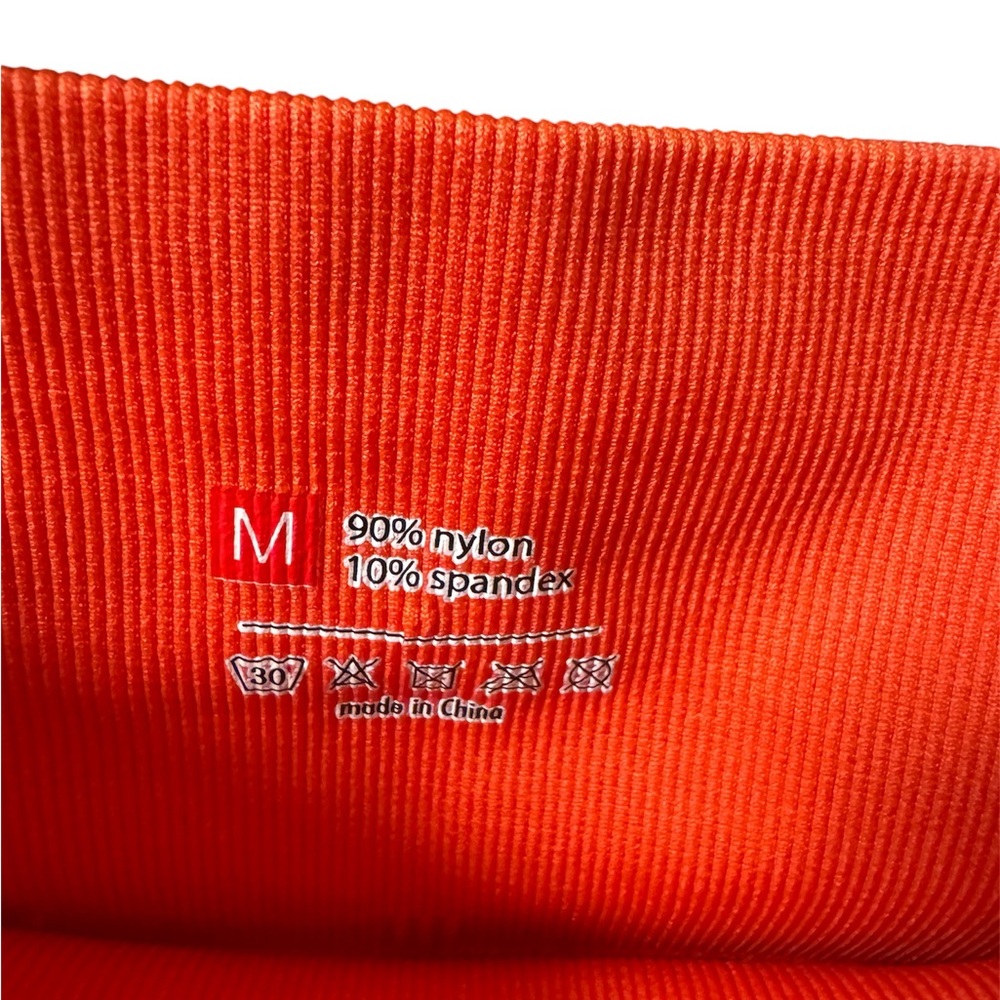 Gymshark Orange Leggings Athletic Performance - Picture 5 of 5
